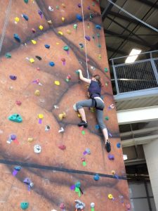 Adult recreation options at the Bonnyville C2 include the Climbing Wall