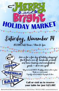 holiday craft market in bonnyville